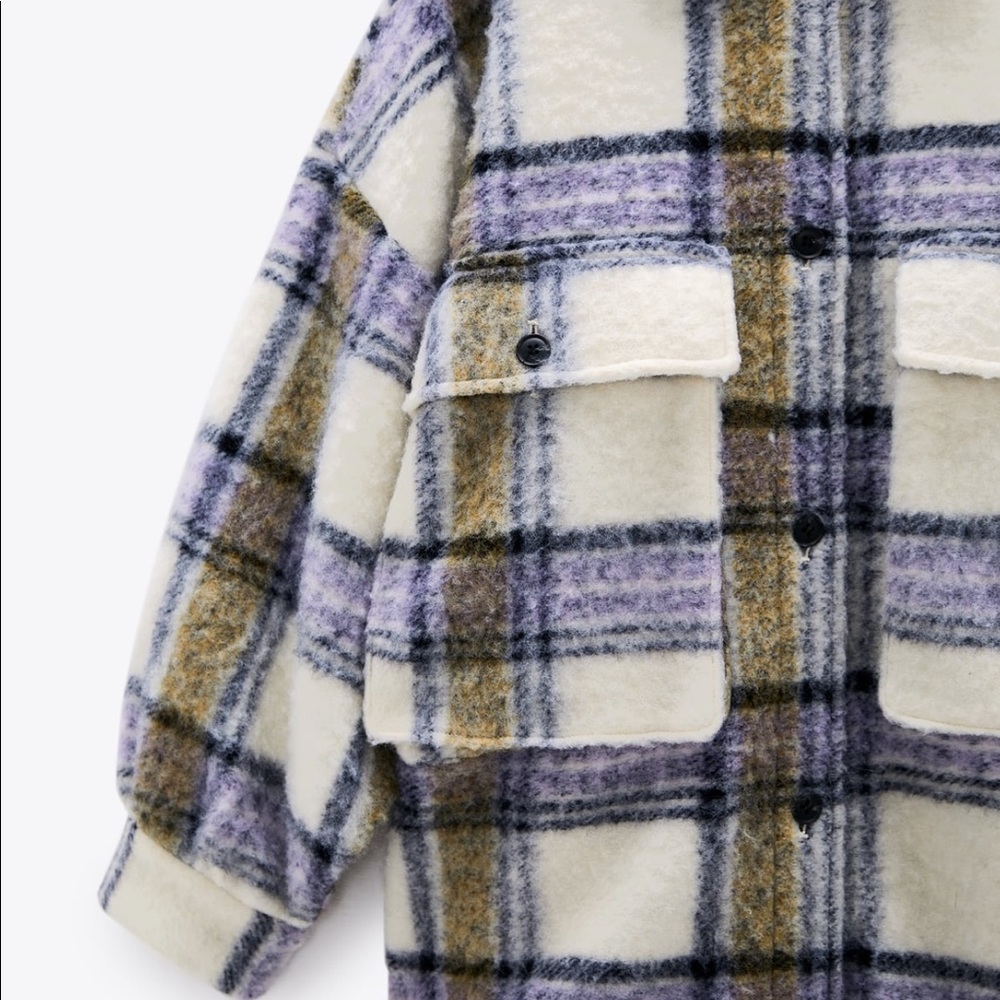 NWT Plaid Shacket from Zara